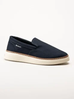 Gant Footwear - San Prep Sneaker - Marinblå slip on textilskor
