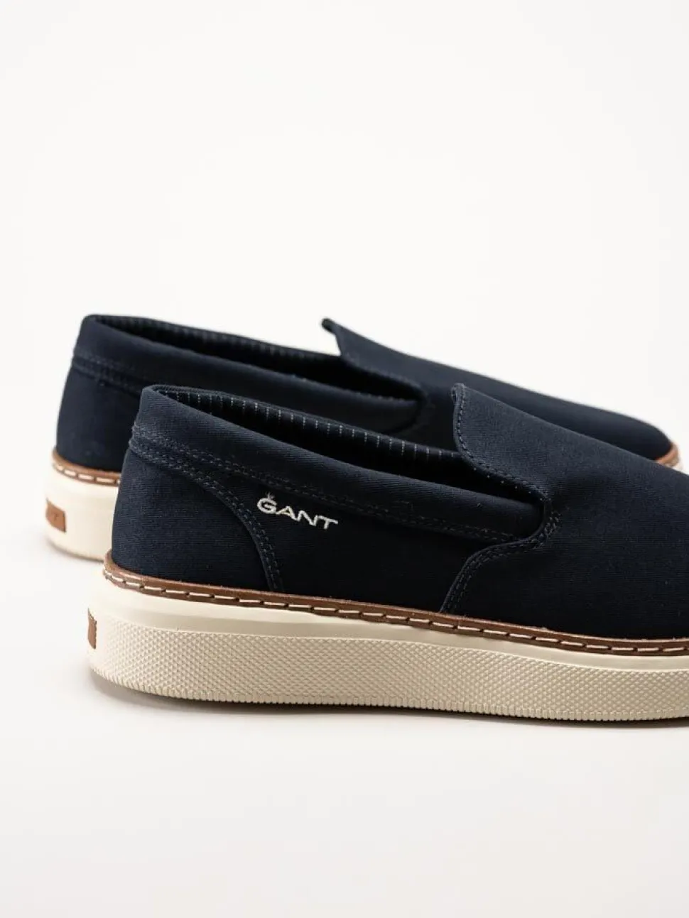 Gant Footwear - San Prep Sneaker - Marinblå slip on textilskor