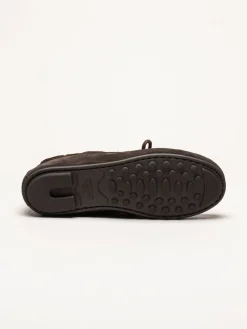 Gant Footwear - Seabaya - Mörkbruna loafers i mocka