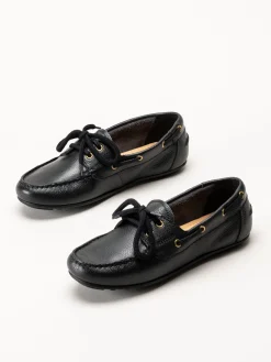 Gant Footwear - Seabaya - Svarta loafers i skinn