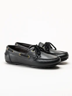 Gant Footwear - Seabaya - Svarta loafers i skinn