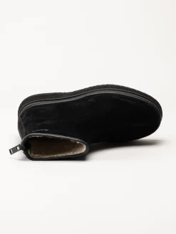 Gant Footwear - Sistown Mid Boot - Svarta varmfodrade boots i mocka
