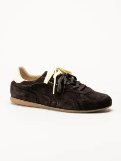 Gant Footwear - Sperly low - Mörkbruna sneakers i mocka