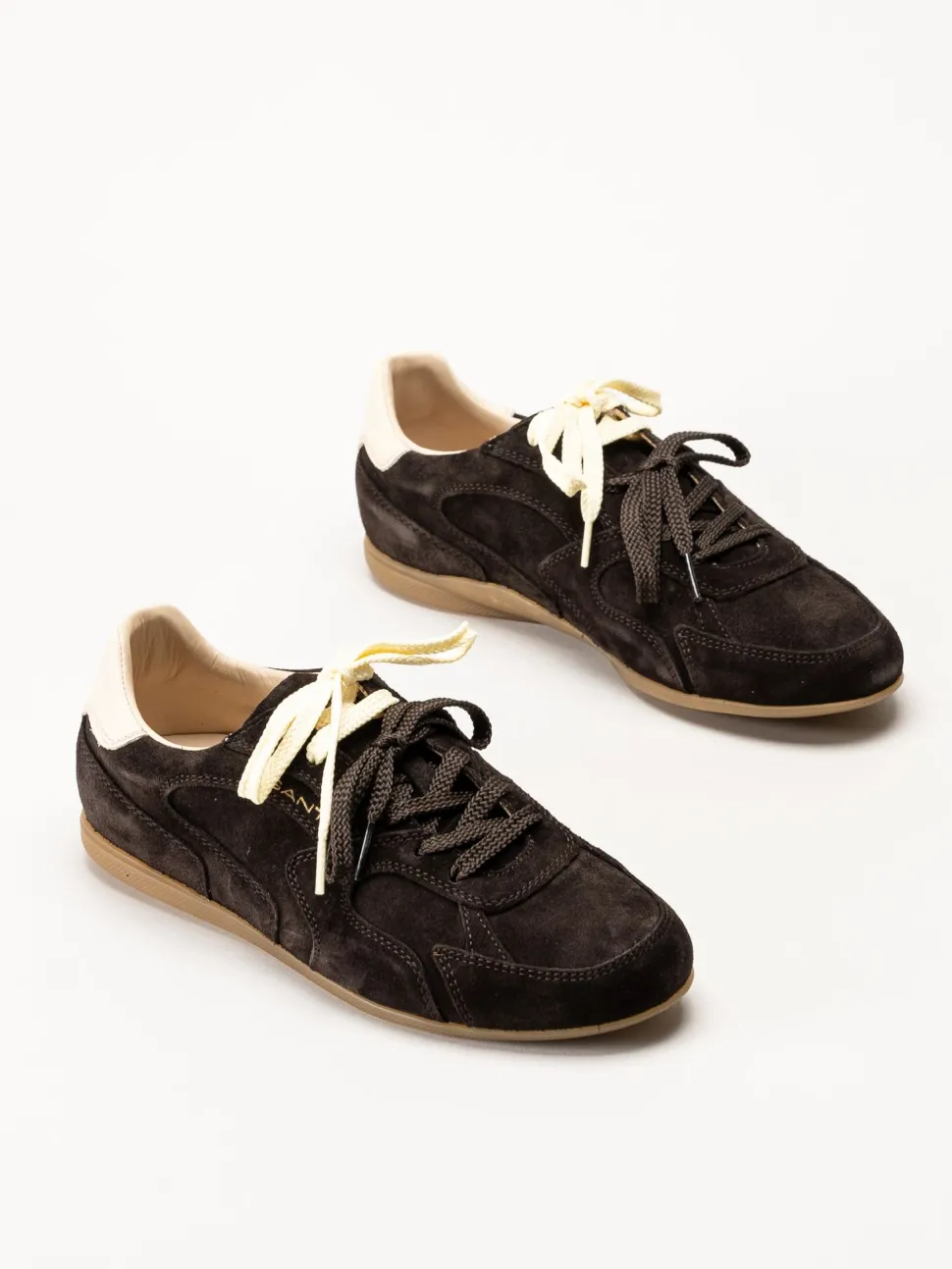 Gant Footwear - Sperly low - Mörkbruna sneakers i mocka