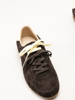 Gant Footwear - Sperly low - Mörkbruna sneakers i mocka