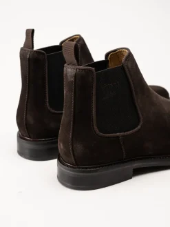 Gant Footwear - St Fairkon Chelsea Boot - Mörkbruna chelsea boots i mocka
