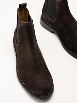 Gant Footwear - St Fairkon Chelsea Boot - Mörkbruna chelsea boots i mocka