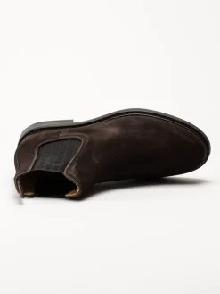 Gant Footwear - St Fairkon Chelsea Boot - Mörkbruna chelsea boots i mocka