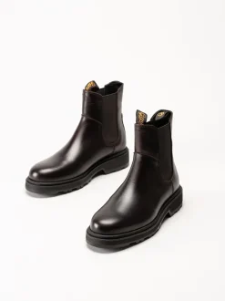 Gant Footwear - Wootlynne Chelsea Boot - Mörkbruna chelsea boots i skinn