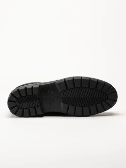 G Comfort - Svarta boots i narvsatt skinn med fårskinnsfoder
