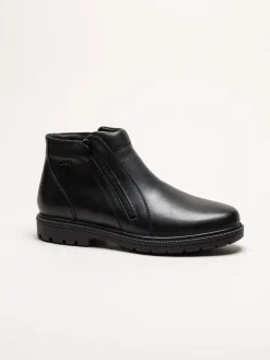 G Comfort - Svarta fårskinnsfodrade boots
