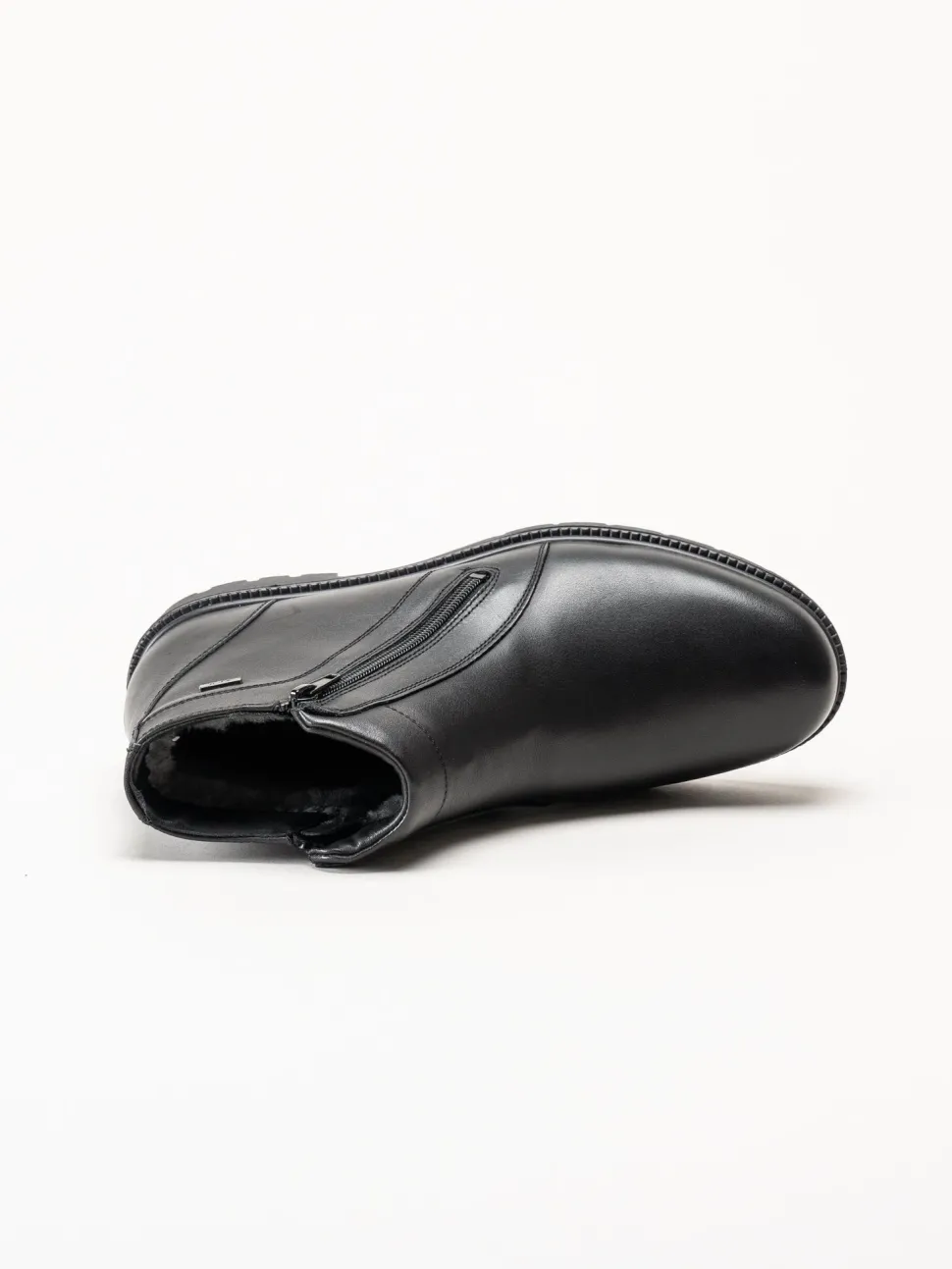 G Comfort - Svarta fårskinnsfodrade boots