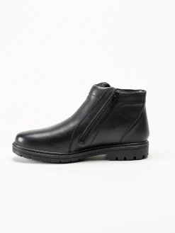 G Comfort - Svarta fårskinnsfodrade boots