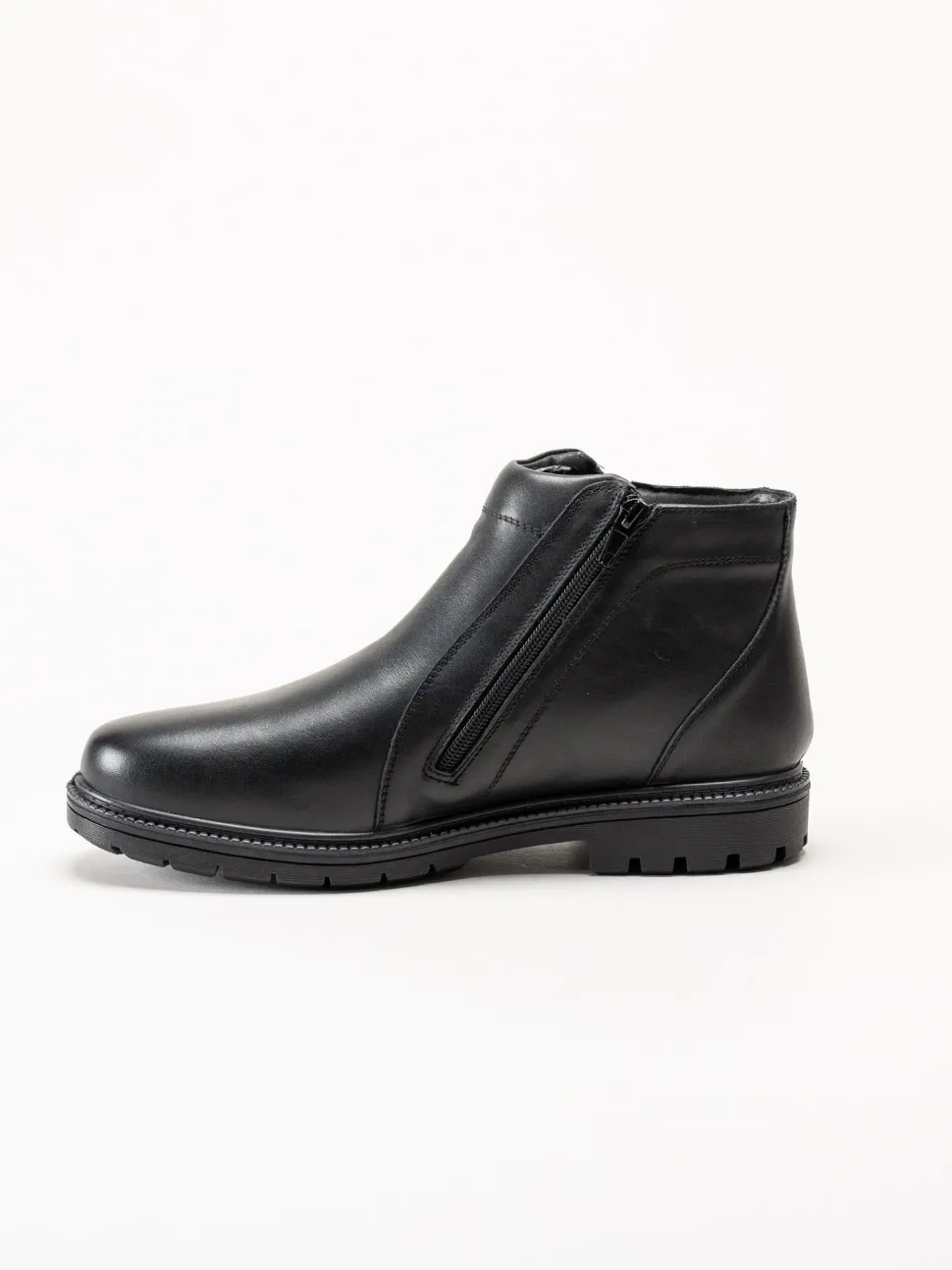 G Comfort - Svarta fårskinnsfodrade boots