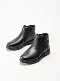 G Comfort - Svarta fårskinnsfodrade boots