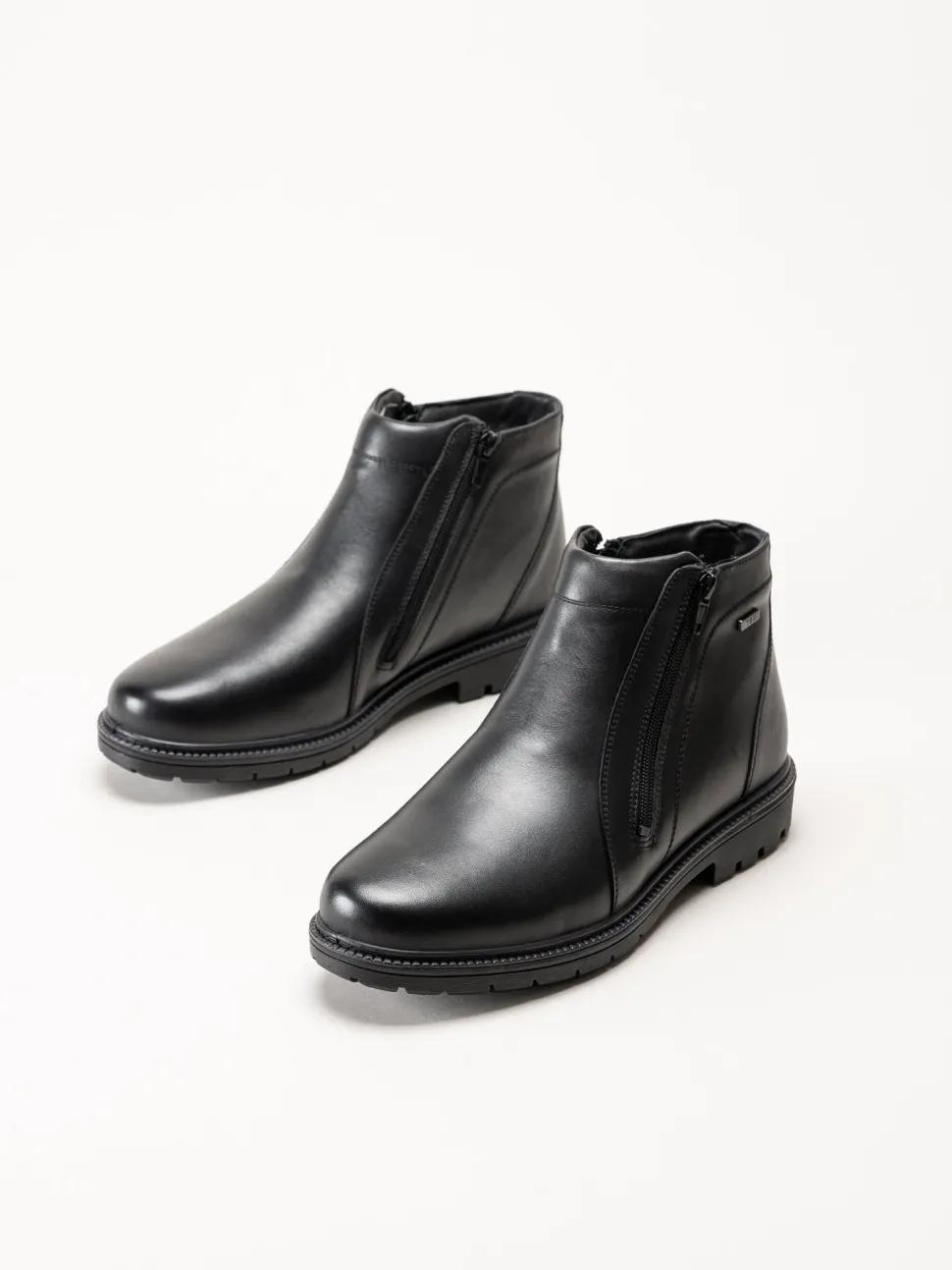 G Comfort - Svarta fårskinnsfodrade boots