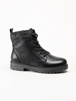 G Comfort - Svarta skinnkängor med fårskinnsfoder