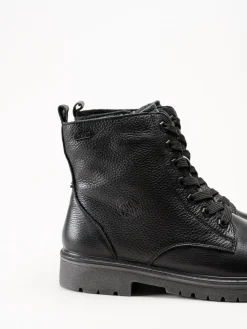 G Comfort - Svarta skinnkängor med fårskinnsfoder