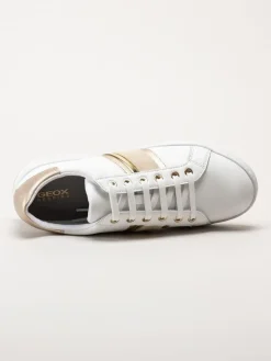 Geox - D Jaysen - Vita multifärgade sneakers i skinn