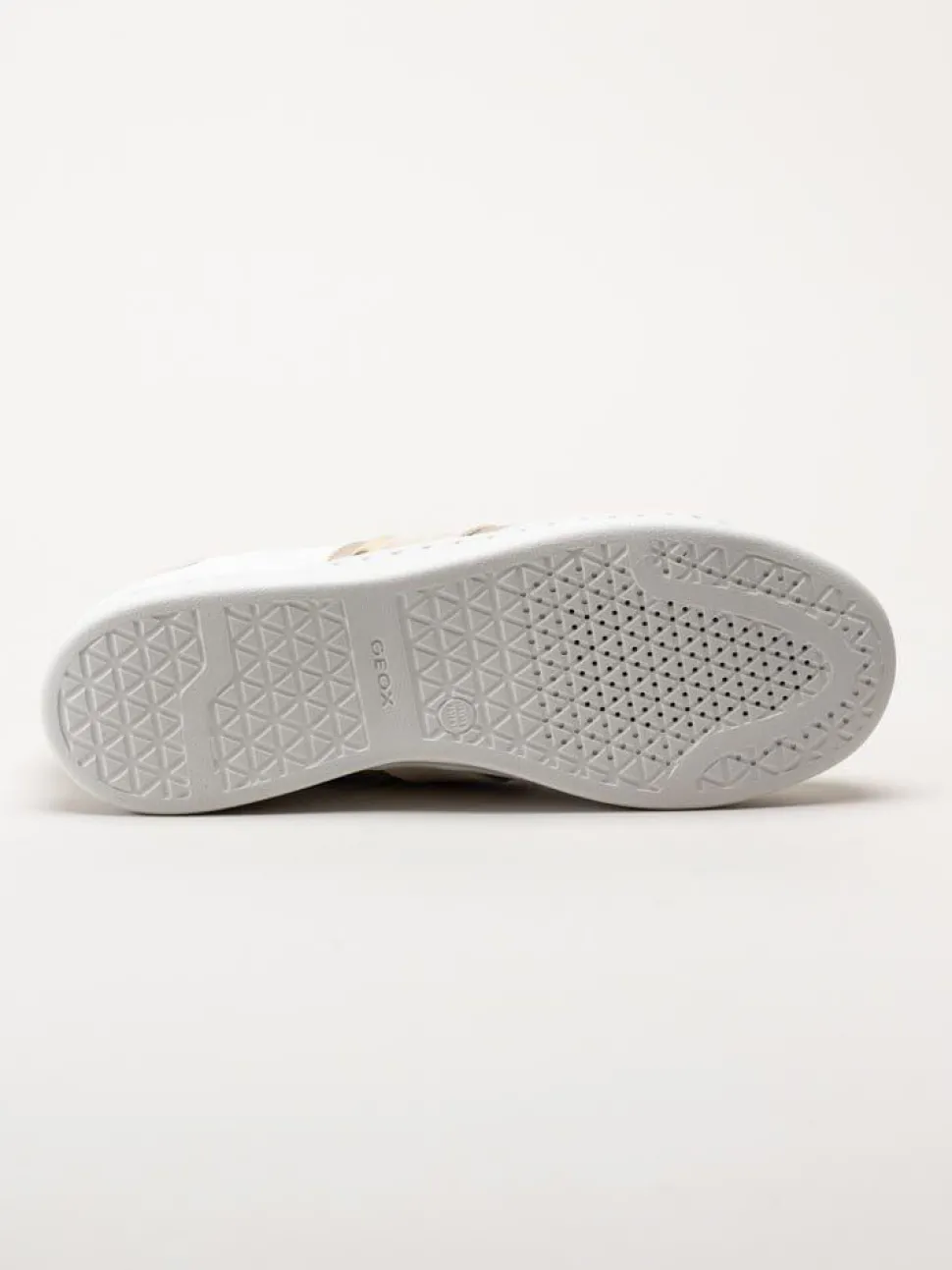 Geox - D Jaysen - Vita multifärgade sneakers i skinn