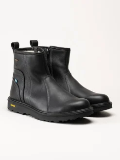 Graninge - Boliden - Svarta boots i skinn