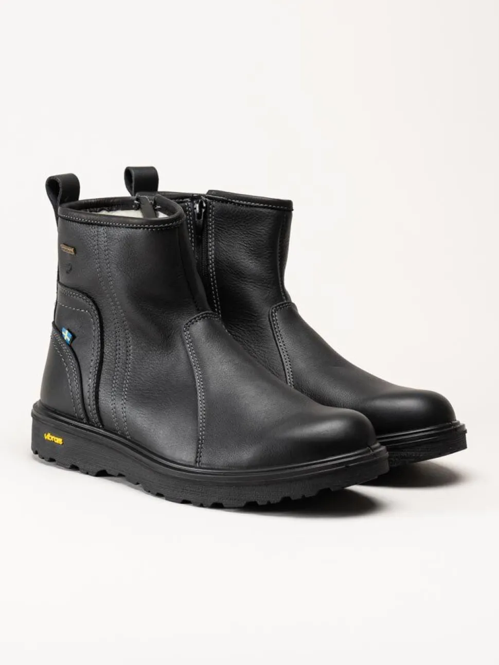 Graninge - Boliden - Svarta boots i skinn