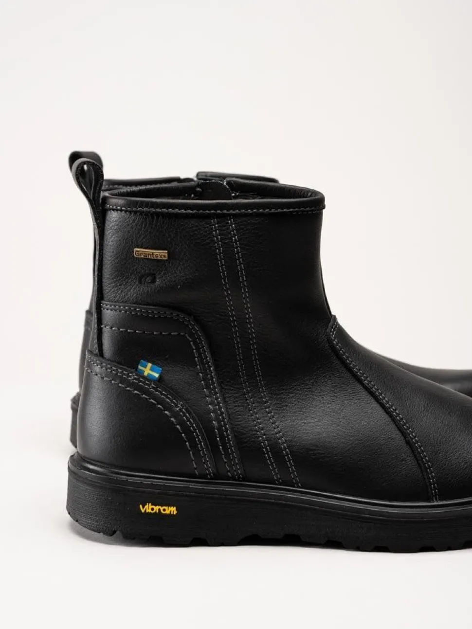 Graninge - Boliden - Svarta boots i skinn