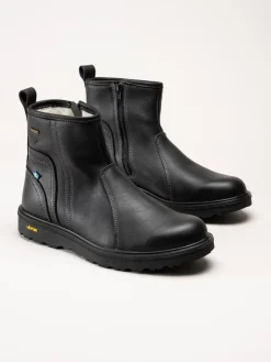 Graninge - Boliden - Svarta boots i skinn