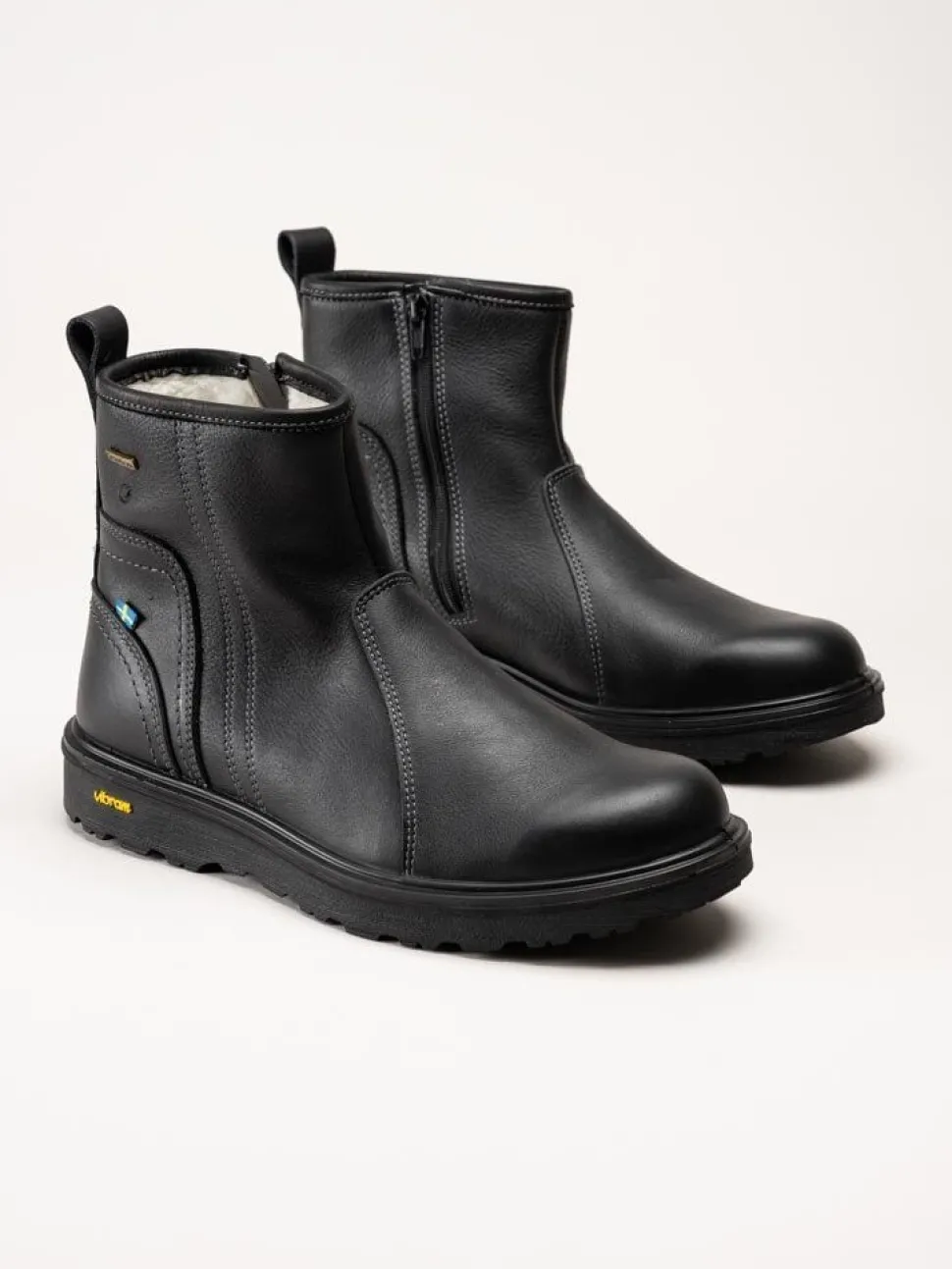 Graninge - Boliden - Svarta boots i skinn