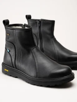 Graninge - Boliden - Svarta boots i skinn