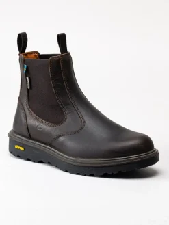 Graninge - Åreskutan - Bruna chelsea boots i oljat skinn