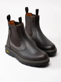 Graninge - Åreskutan - Bruna chelsea boots i oljat skinn