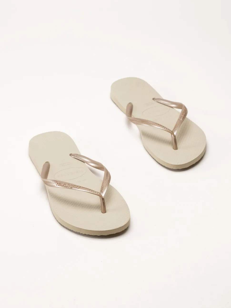 Havaianas - Slim - Ljusbeige flip-flops