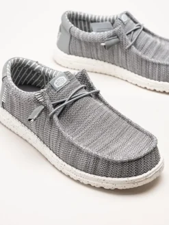 Hey Dude - Wally Strech Sox - Grå slip on skor