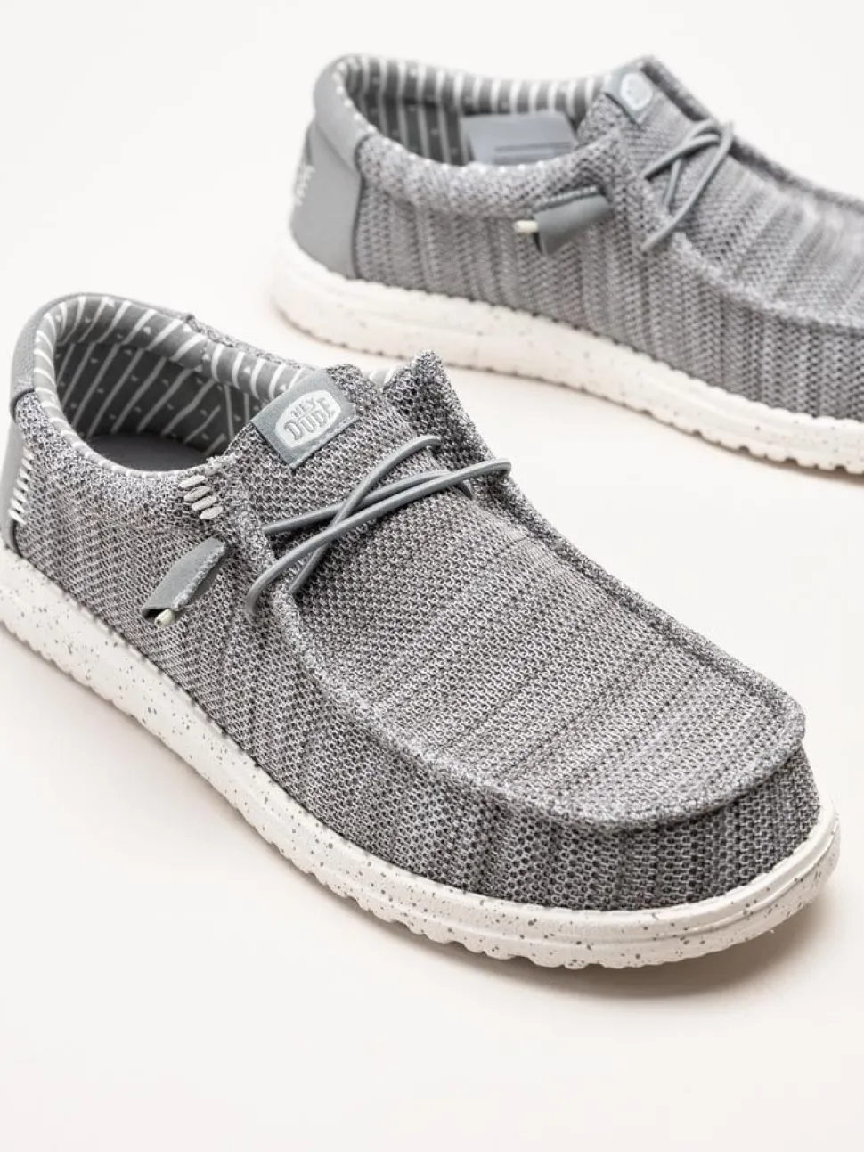 Hey Dude - Wally Strech Sox - Grå slip on skor