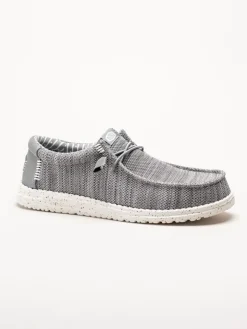 Hey Dude - Wally Strech Sox - Grå slip on skor