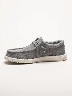 Hey Dude - Wally Strech Sox - Grå slip on skor