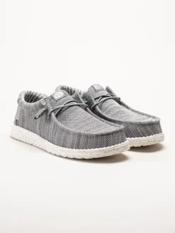 Hey Dude - Wally Strech Sox - Grå slip on skor