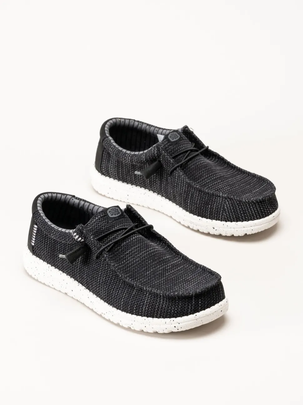 Hey Dude - Wally Strech Sox - Svarta slip on skor