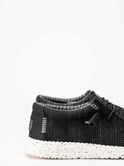 Hey Dude - Wally Strech Sox - Svarta slip on skor
