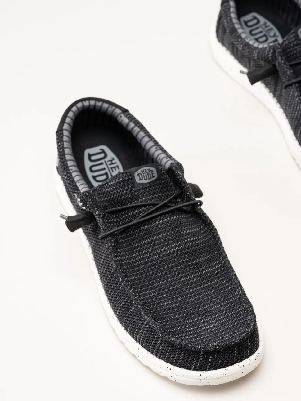 Hey Dude - Wally Strech Sox - Svarta slip on skor