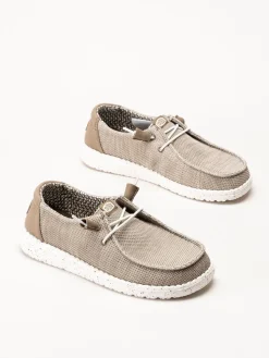 Hey Dude - Wendy - Beige snörskor