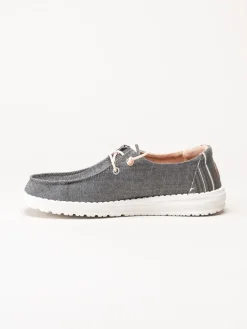 Hey Dude - Wendy Boho - Grå slip on skor i textil