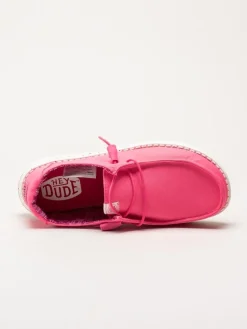 Hey Dude - Wendy Stretch Canvas - Fuxiafärgade textilskor