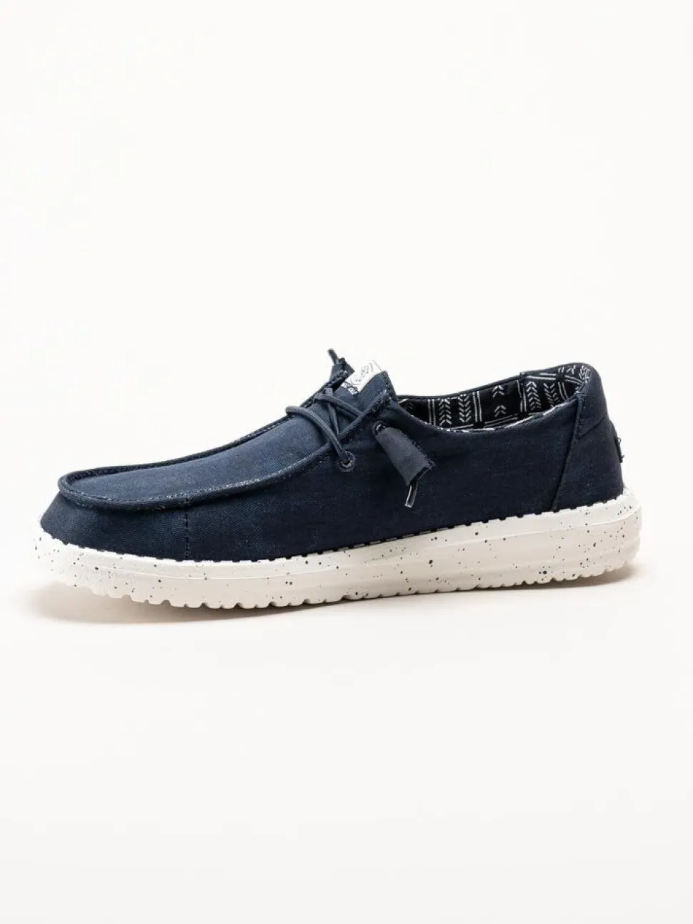 Hey Dude - Wendy Stretch Canvas - Mörkblå snörskor i textil