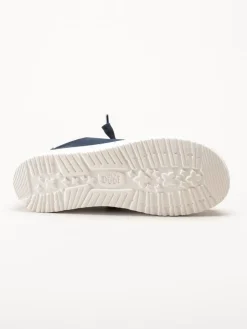 Hey Dude - Wendy Stretch Canvas - Mörkblå snörskor i textil