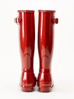 Hunter - Original Tall Gloss - Röda gummistövlar