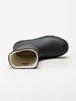 Hunter - Unisex Downpour Short Insulate - Svarta låga fodrade gummistövlar