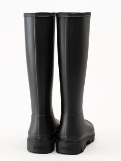 Hunter - Unisex Downpour Tall Boot - Svarta höga gummistövlar
