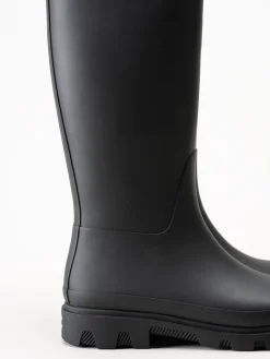 Hunter - Unisex Downpour Tall Boot - Svarta höga gummistövlar